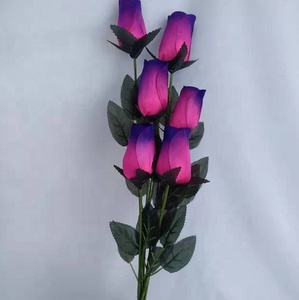 Roses Artificielles en <span class=keywords><strong>Bois</strong></span>, Grandes Fleurs avec Feuilles, en Gros à Vendre - Product Image 1