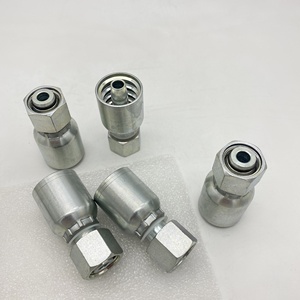 20411 Hembra métrica 24 Sello de cono 0una pieza Manguera de Prensado hidráulico Accesorios de manguera hidráulica reutilizables - Product Image 4