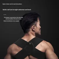 Ceinture de soutien pour corriger la posture du dos, en tissu respirant, légère, protection avancée pour hommes