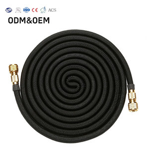 สายยางรดน้ำแบบขยายได้ ทนแรงดันสูง ป้องกันการแข็งตัว ผลิตจากวัสดุโพลิเมอร์ที่เป็นมิตรกับสิ่งแวดล้อม ทนทาน ป้องกันสนิม CNS สำหรับบ้าน รถยนต์ รดน้ำต้นไม้ - Product Image 1