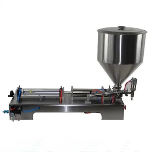 Yüksek viskoziteli 30ml 50ml için yüksek viskoziteli sıvı dolum makinesi 100ml 500ml hacim dolgu makinesi