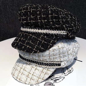 Tùy Chỉnh Sọc Sọc Sợi Nhuộm Dệt Polyester Len Thiết Kế Thô Kiểm Tra Sang Trọng Màu Hồng Đen Ý Tweed Vải Cho Phù Hợp Với Áo Khoác - Product Image 6