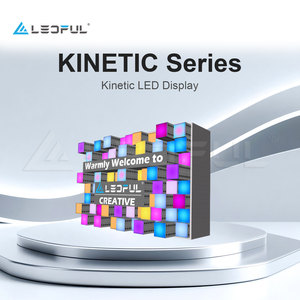 Pantalla <span class=keywords><strong>LED</strong></span> Cinética para Interiores, Matriz Mecánica Interactiva <span class=keywords><strong>LED</strong></span>, Pared Dinámica de Alquiler, Fácil Instalación, Pantalla <span class=keywords><strong>LED</strong></span> GOB - Product Image 1