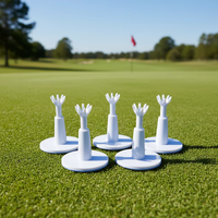 Tees de golf en caoutchouc réglables et incassables pour le practice et le simulateur – Tees de golf personnalisés