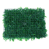 Feuilles vertes artificielles, plante de brousse, panneaux de feuillage muraux verts tropicaux luxuriants