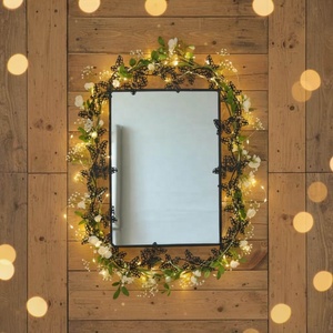 FARFALLA ROTONDA CON CORNICE <span class=keywords><strong>SPECCHIO</strong></span> A PARETE - Product Image 2