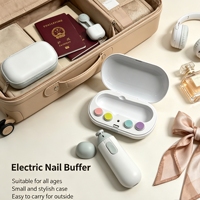 Coupe-ongles pour bébé, sûr et doux, lime à ongles électrique pour bébé, faible bruit avec lumière LED pour les soins des ongles de bébé la nuit