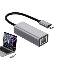Adaptador USB C Ethernet Gigabit 1000Mbps RJ45, tarjeta de red LAN, convertidor tipo C, Plug and Play para Surface Switch Laptop