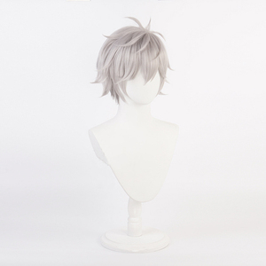 วิกผมคอสเพลย์ตัวละครนาจิสะ คาวอรุ จากอนิเมะ Evangelion รุ่น Ainizi ยาว 30 ซม. สีเงินเทา - Product Image 3