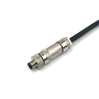 Connecteur m8 étanche, 3, 4 ou 5 broches, unisexes, mâle et femelle, 5 broches