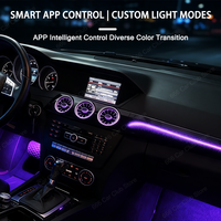 Kit d'éclairage d'ambiance pour Mercedes Classe C W204 2010-2014 |   Écran dynamique Phantom à 22 LED avec contrôle par application – Version améliorée