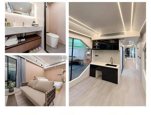 Contenedor Modular Prefabricado de Acero de 20 pies/40 pies, Villa/Oficina Contemporánea, Material de Panel Sándwich, <span class=keywords><strong>Casa</strong></span> Contenedor - Product Image 6