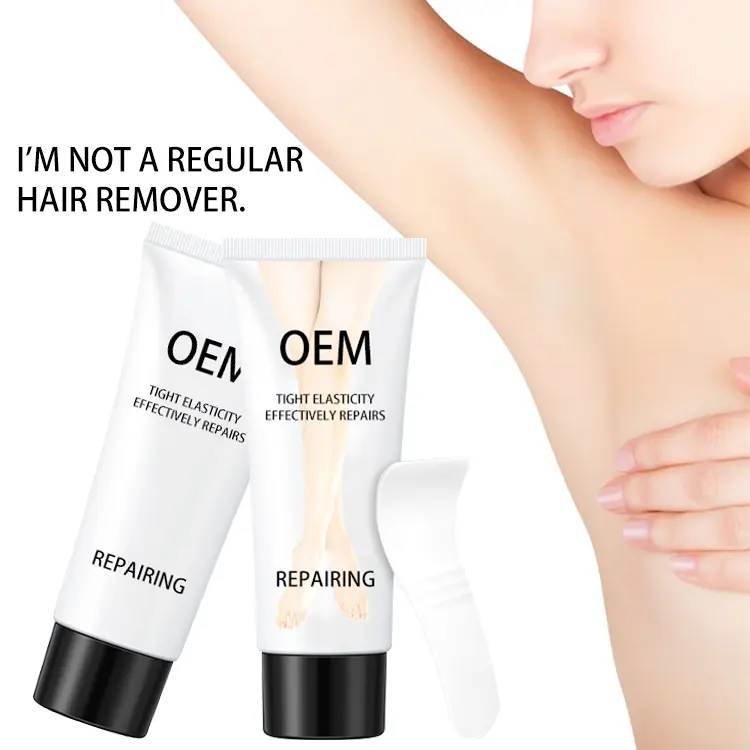 2023 Wholesale new fomula underarm body soft permanent hair removal cream depilatory cream