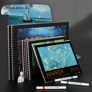 Panwenbo 40 pagine A3 A4 schizzo Marker blocco di carta per schizzi di pennarelli da disegno blocco di pittura per artisti studenti - Product Image 1