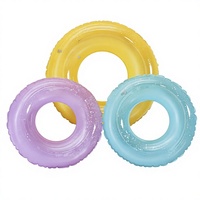 Bouée de natation gonflable double airbag pour enfants en PVC transparent épaissi, protection environnementale, vente en gros d'usine