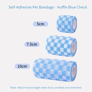 Bandage auto-adhésif <span class=keywords><strong>confortable</strong></span>, léger, respirant et pliable pour animaux de compagnie - Protection des pattes de chien et de chat pour les promenades en extérieur, réutilisable - Product Image 5