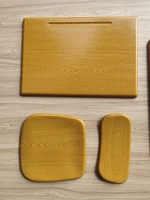 Ensemble de bureau et de chaise d'école, design contemporain, bois écologique, table de 630x450 mm, chaise d'élève