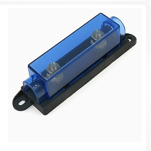 Caja de Audio para Automóvil Modificada con Cubierta Transparente Impermeable de Cobre y Plástico de 1 Vía, Portafusibles Mega (Montaje en Panel) AD AD184 - Product Image 1
