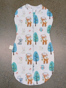 Saco <span class=keywords><strong>de</strong></span> Dormir <span class=keywords><strong>de</strong></span> Bambú y Spandex, Suave, para Bebés, Unisex, con Cierre <span class=keywords><strong>de</strong></span> 2 Vías, Transpirable - Product Image 2