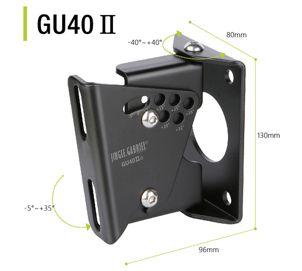 GU40II High Quality Universal Surround Speaker Wall Mount Bracket Rotating Speaker Hanger Loading 40kgs