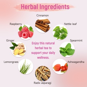 Thé pour l'utérus Chinaherbs, ingrédients naturels, ajuste le système endocrinien, stimule le métabolisme, thé naturel à base de plantes pour le bien-être hormonal - Product Image 3