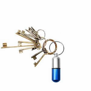 Boîte de rangement pour pilules en métal de haute qualité à bas prix avec porte-clés pour cadeaux promotionnels - Product Image 3