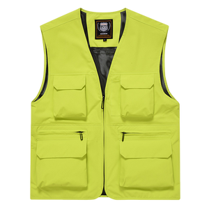 Logotipo personalizado de gama alta montaña al aire libre función multi-Bolsillo chaleco Chaleco de hombre pesca fotógrafo herramientas cómodas - Product Image 4