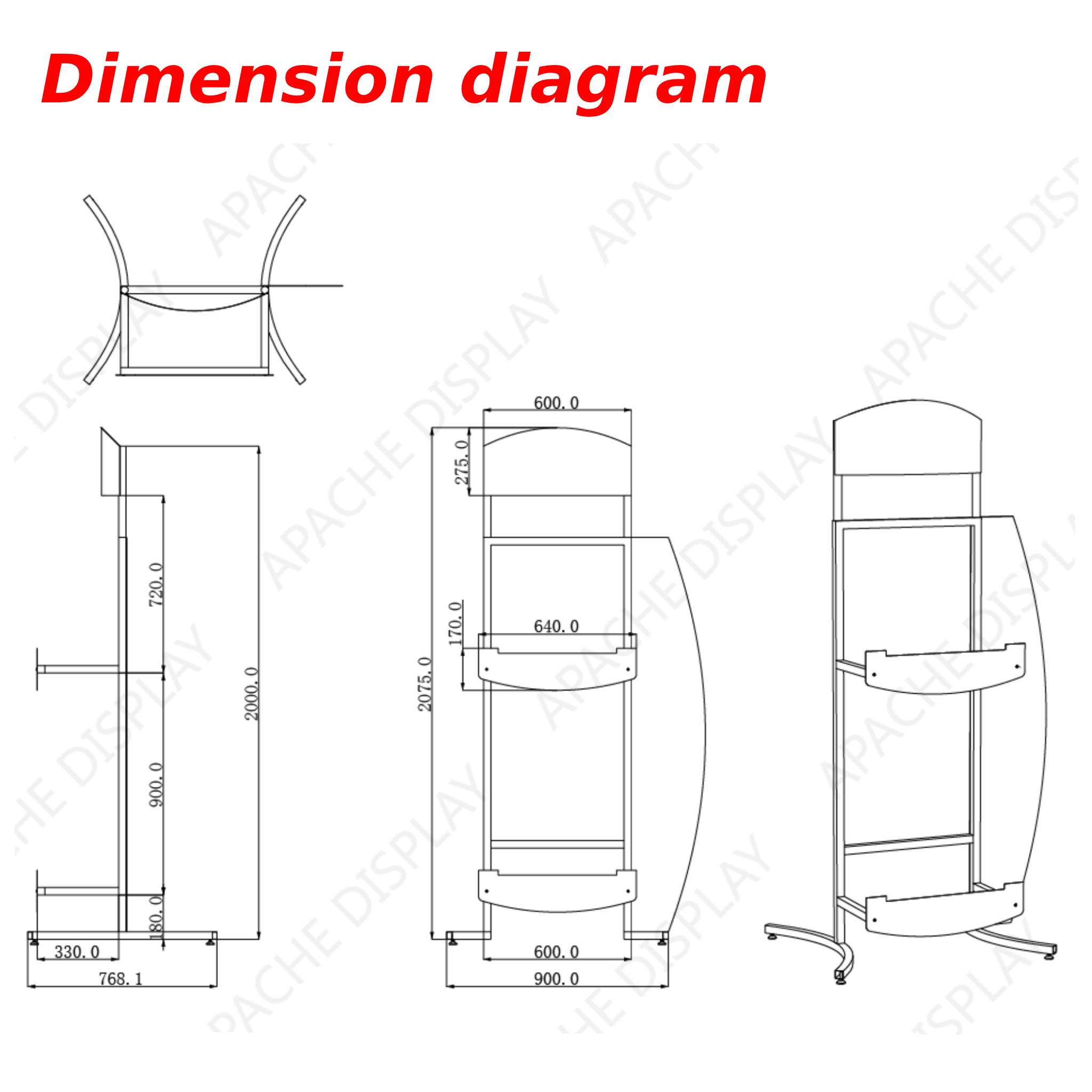Apache High Quality Metal Tire Display Stand for Repair Shop Shelves for Car Wheel Rims for Automotive Store — view 2