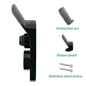 Nouveau support de chargeur EV Type 2 avec cadenas à combinaison à 3 chiffres antivol en ABS+PC, type holster, pour <span class=keywords><strong>prise</strong></span> factice standard européenne IEC 62196 - Product Image 4