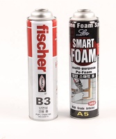 Kaleng logam kosong Aerosol kaleng semprot botol busa pencukur