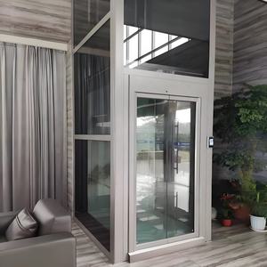 फैक्ट्री ट्रैक्शन सिस्टम आसान स्थापित 400 किलो लोड विला होम लिफ्ट 4 लोगों को मोवेबल मिनी लिफ्ट - Product Image 1