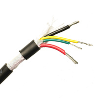 Awm Style 2725 Câble VW-1 Basse Tension Puissance Feuille D'aluminium Blindage Tresse Fil 26awg 28awg Câble Électrique