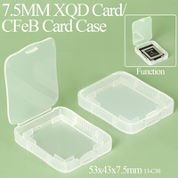 Чехол для карт памяти YUZMEI из пластика, прозрачный, для SD, TF, CF, XQD, Compact Flash, защитный чехол для карт, мини-держатель для MicroSDXC, чехол для карт.