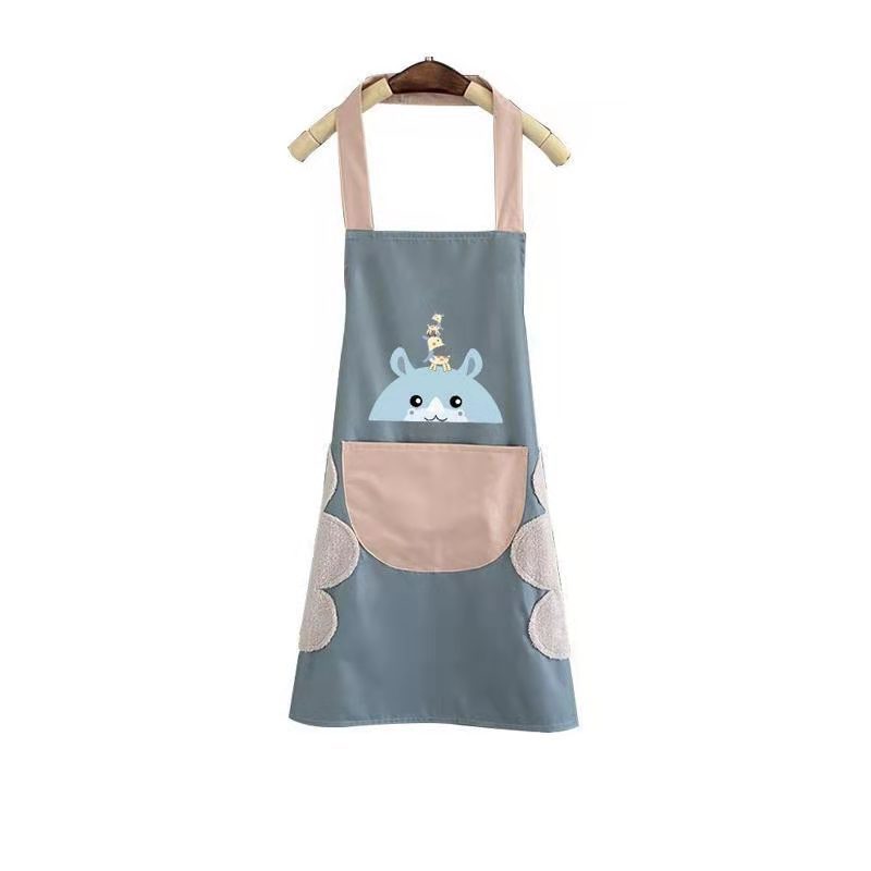 Version cuir bleu caoutchouc main