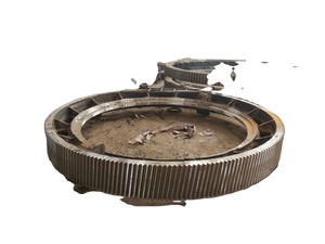 Roue dentée droite à grand module/usinage de tour CNC anneau d'engrenage en acier à four rotatif/broyeur à boulets coulée grande circonférence anneau engrenage - Product Image 5