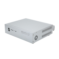 Boîtier électronique en aluminium anodisé industriel ISO9001 personnalisé 2U 19 pouces pour rack, châssis en tôle métallique
