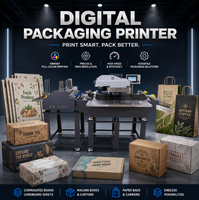 Impresora Digital de Una Sola Pasada, Impresora Digital para Cartón, Impresión Automática de Papel/Cartón/Cajas de Cartón