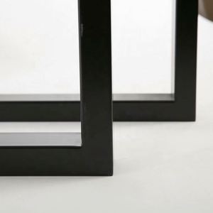 <b>Set</b> of 2 Heavy Duty Industrial Metal Square Dining <b>Table</b> Legs 200kg Load Capacity Hospital & Outdoor Use - Product Image 5