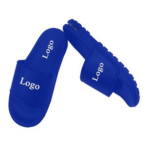 Claquettes de plage antidérapantes en PVC, couleur <span class=keywords><strong>rouge</strong></span>, avec logo personnalisé, pour hommes - Product Image 4