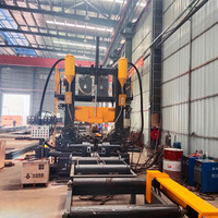 Poutre en H de haute qualité ligne de production d'assemblage de soudure redressant la machine