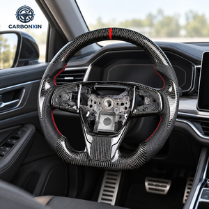 Volant sport personnalisé en cuir et Alcantara en fibre de carbone pour Honda S2000 Fit GK GD Civic 10 GE8 FD FA FA1 2015 2020 - Product Image 4
