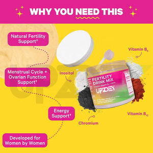 Fertility Drink Mix Arándano Limonada Suplementos de fertilidad para mujeres Equilibrio hormonal Vitamina <span class=keywords><strong>prenatal</strong></span> Inositol Vitaminas B6 y B12 - Product Image 4