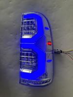 Pour Hilux Vigo 2011 2012 2013 2014 2015 : Nouveau design de feux arrière à LED GR, couleurs rouge, vert, bleu, avec couvercle transparent