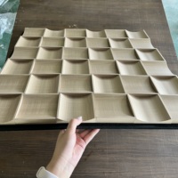 Panneau acoustique décoratif pour salle de réunion, isolation phonique, forme irrégulière 3D, matériaux muraux acoustiques