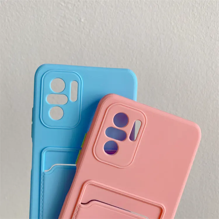 For Xiaomi Redmi Note 13/13R/13Pro/13R Pro/13 Pro+ TPU cover with a built-in card case that can be used for card insertion