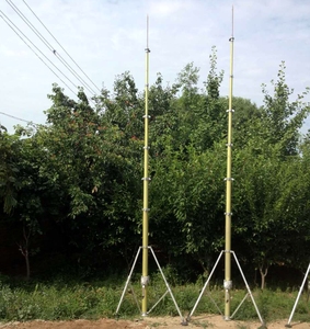 12M 16m Cabrestante Mástil telescópico Vertical Carga útil 25kg 8 Secciones - Product Image 4