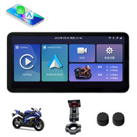 Écran de navigation pour moto avec écran tactile de 6,3 pouces, Android Auto sans fil, connexion USB détachable rapide, étanche IP67