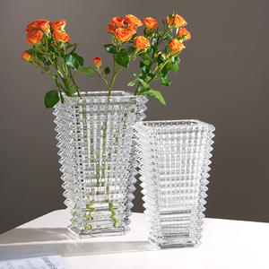 थोक नए प्लास्टिक कृत्रिम फूल गुलदस्ता पारदर्शी लंबा स्पष्ट सिलेंडर फूलों के फर्श कांच के फर्श के शीशे - Product Image 3