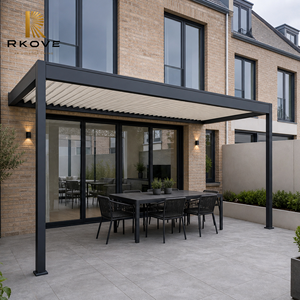 Toldo Inteligente de Aluminio de Gran Envergadura RKOVE con Protección Solar, Resistencia al Viento 10, Canaleta Oculta, Control Remoto y Recubrimiento Personalizado en Polvo 3*4 - Product Image 6
