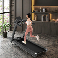YUNPAO 2025 Lampe portable pour moteur DC 3.5HP, équipement de gym à domicile silencieux à inclinaison réglable avec écran LCD